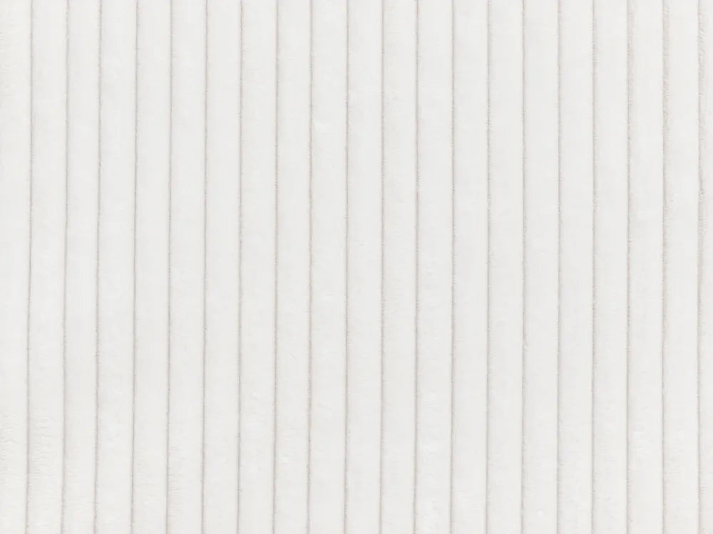 Sofa 2 Seater Corduroy White Berdi