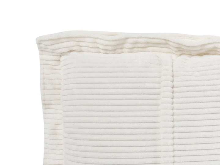 Sofa 2 Seater Corduroy White Berdi