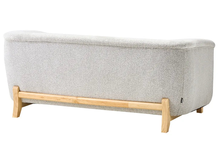 Sofa 2 Seater Fabric Light Grey Ashtin