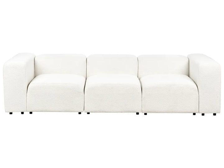 White sofa on a white background