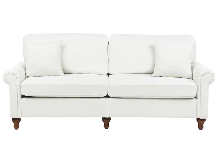 Off-white fabric 3 seater sofa Laurice