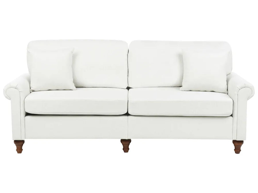 Off-white fabric 3 seater sofa Laurice