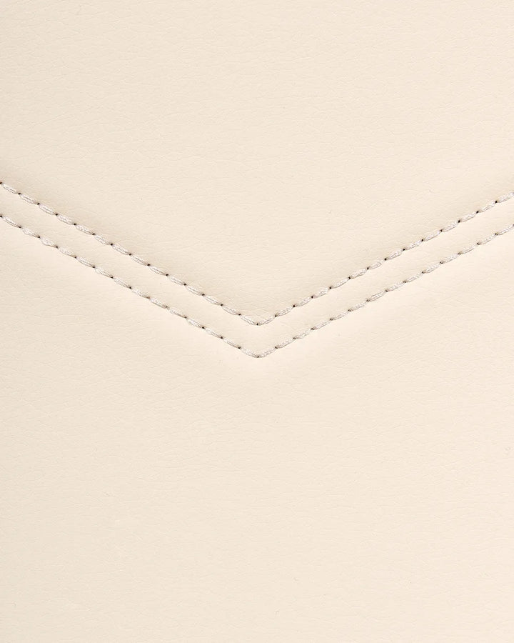 Office Chair Faux Leather Off-White Lollie