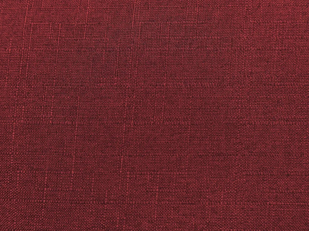 Sofa Bed 3 Seater Fabric Dark Red Castera