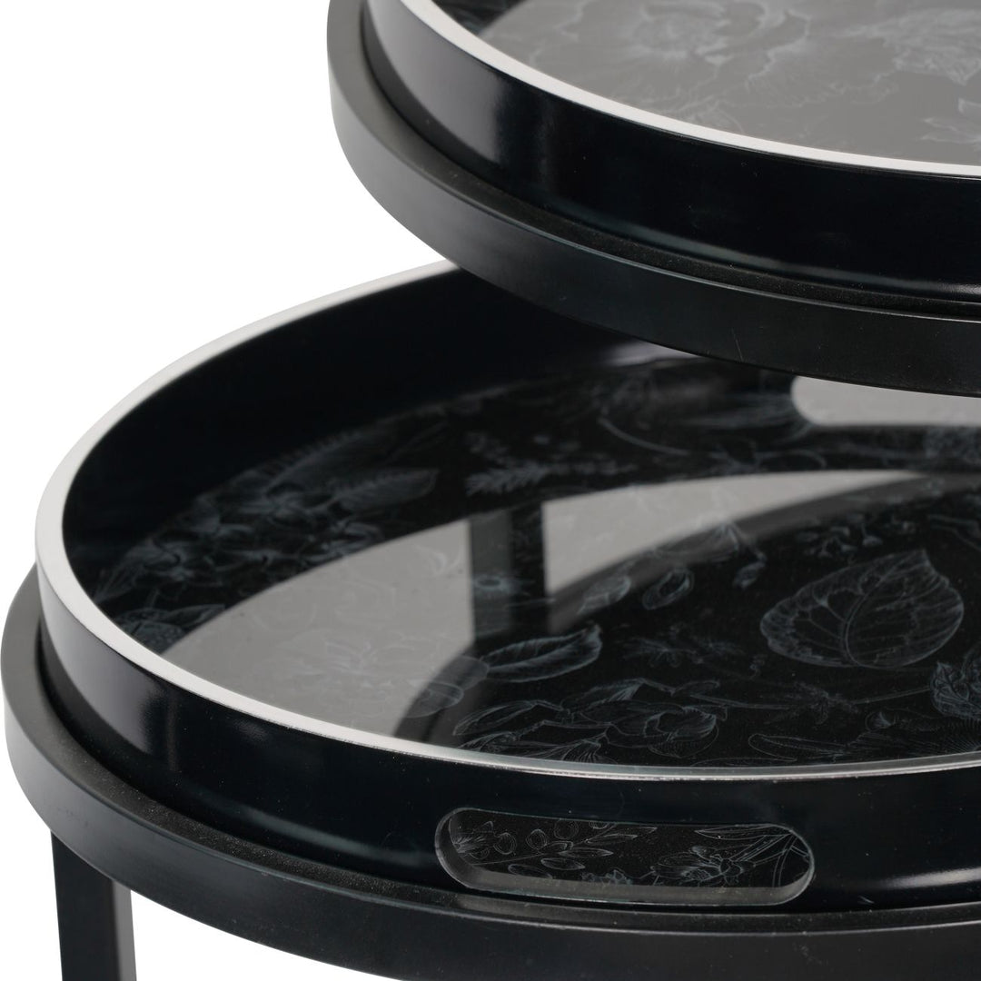 Libra Laura Ashley Louise Set Of 2 Tray Tables