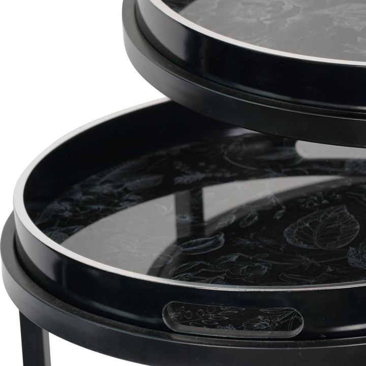 Libra Laura Ashley Louise Set Of 2 Tray Tables