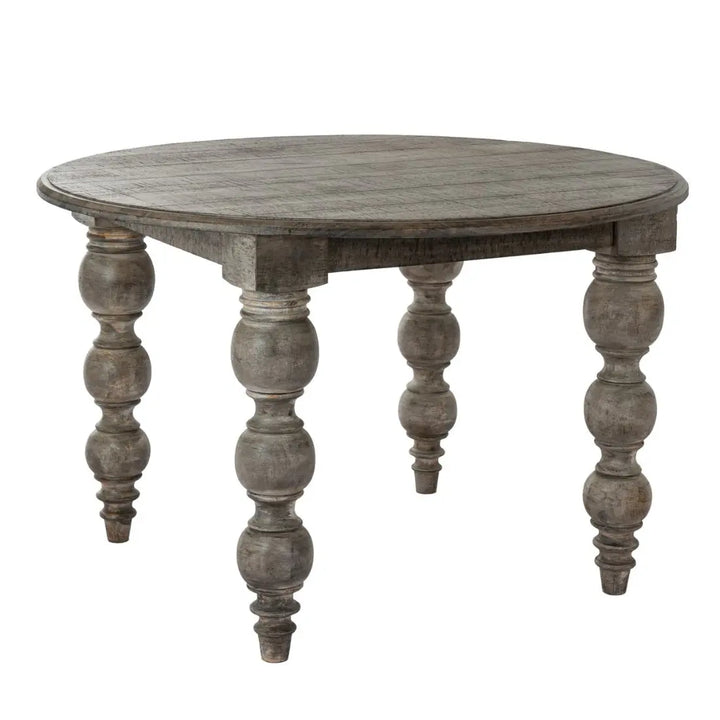 Rutland Collection Round Dining Table - Brown