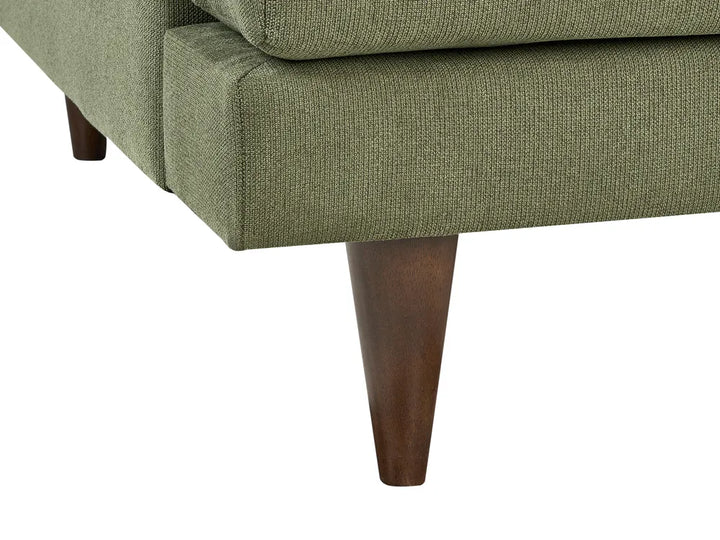 Sofa 3 Seater Fabric Green Paschall