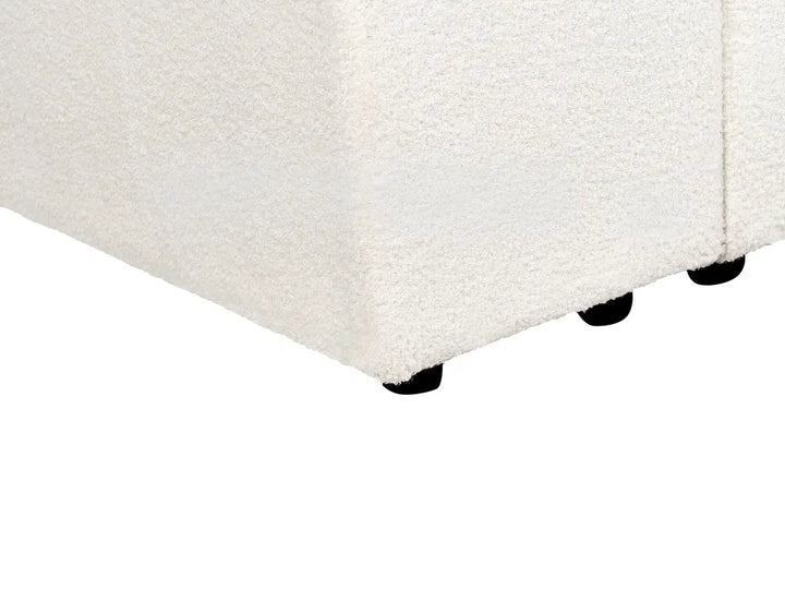 Modular Sofa 3 Seater Boucle White Azura