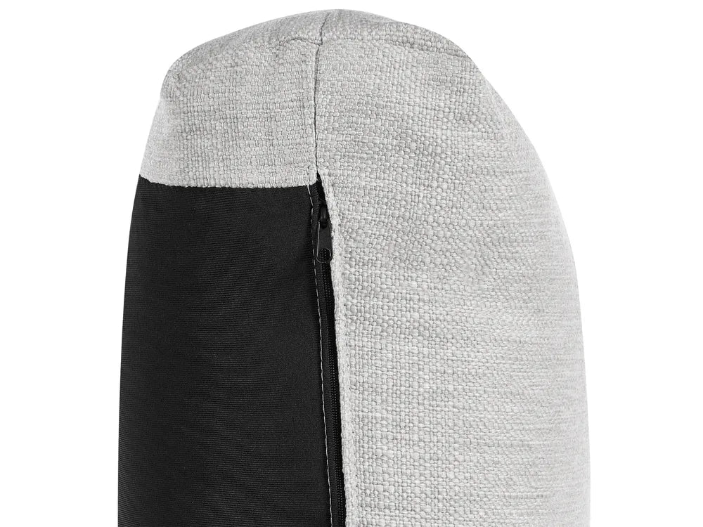 Sofa 3 Seater Fabric Light Grey Kainon