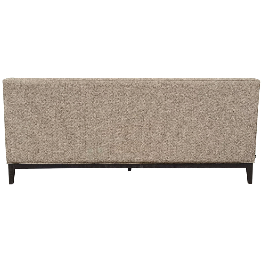 Libra Theodore Dark Taupe Buttoned 3 Seater Sofa