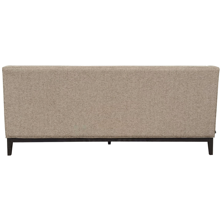 Libra Theodore Dark Taupe Buttoned 3 Seater Sofa