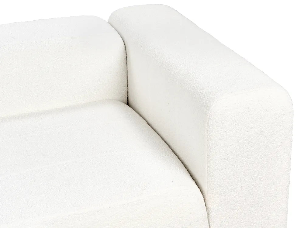 Modular Sofa 3 Seater Boucle White Azura