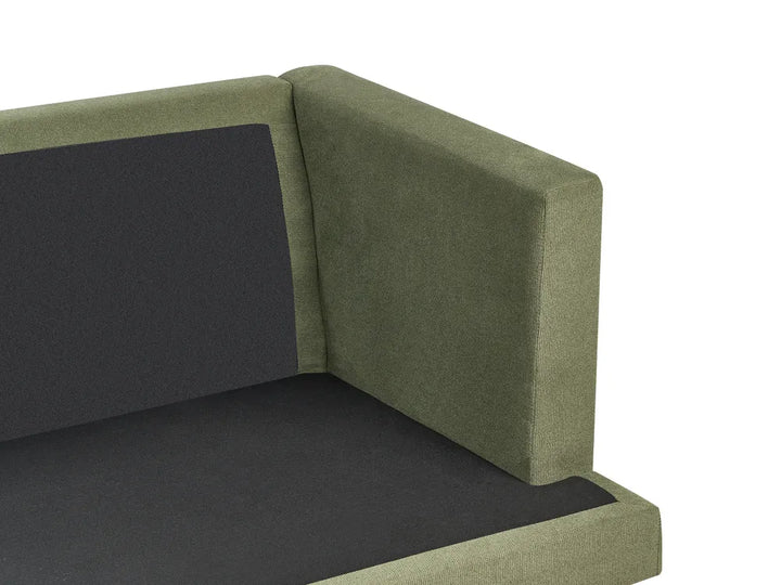Sofa 3 Seater Fabric Green Paschall