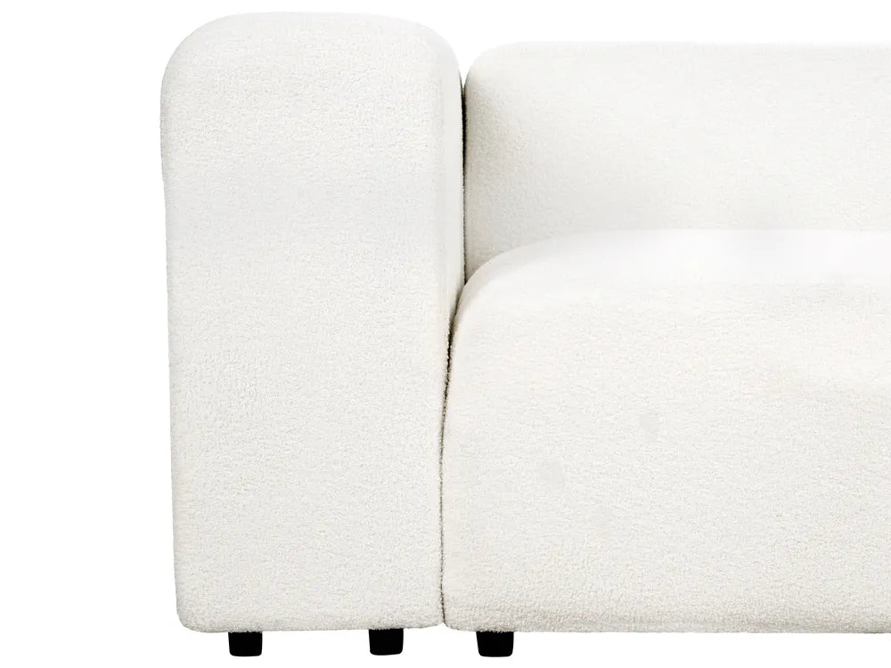 Modular Sofa 3 Seater Boucle White Azura