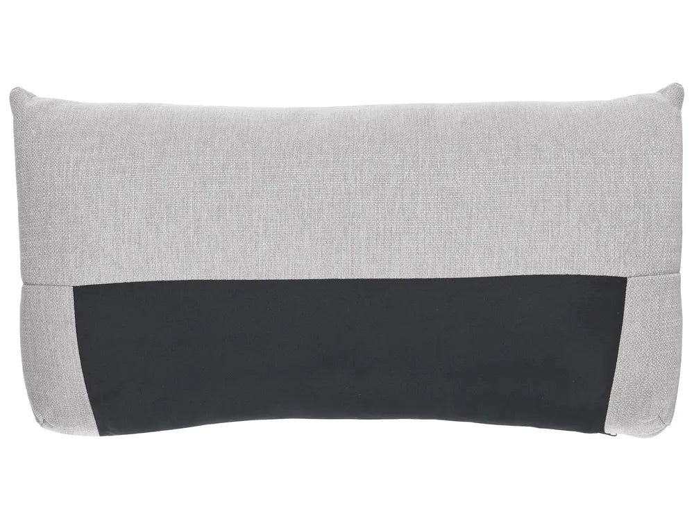 Sofa 3 Seater Fabric Light Grey Kainon
