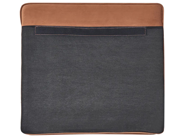 Sofa 3 Seater Velvet Golden Brown Besnard