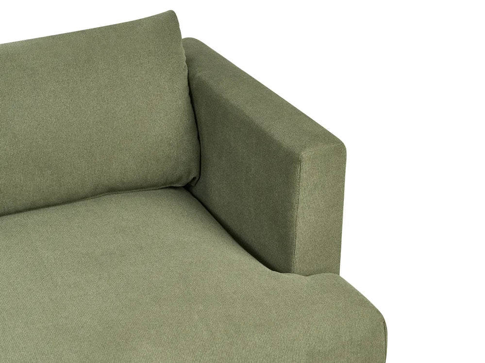 Sofa 3 Seater Fabric Green Paschall