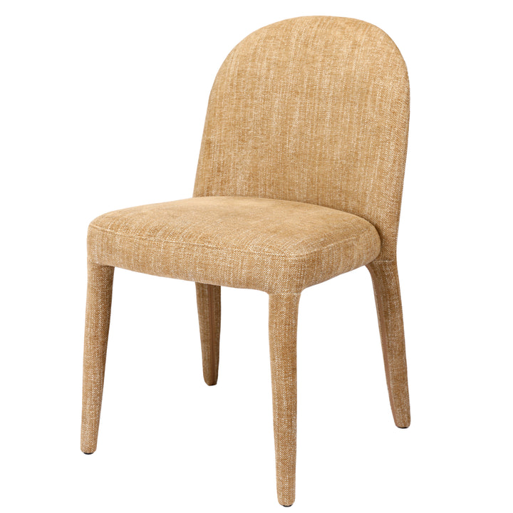 Libra Pair of Eska Beige Fabric Dining Chair