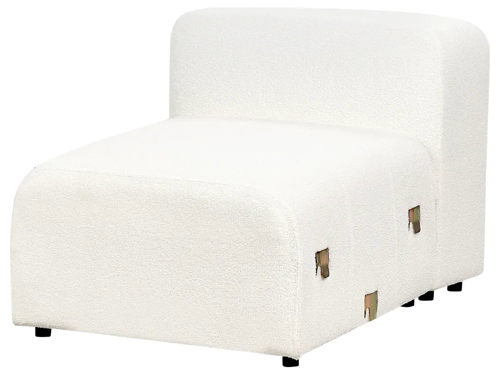 Modular Sofa 3 Seater Boucle White Azura