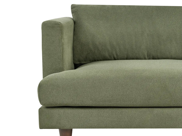 Sofa 3 Seater Fabric Green Paschall