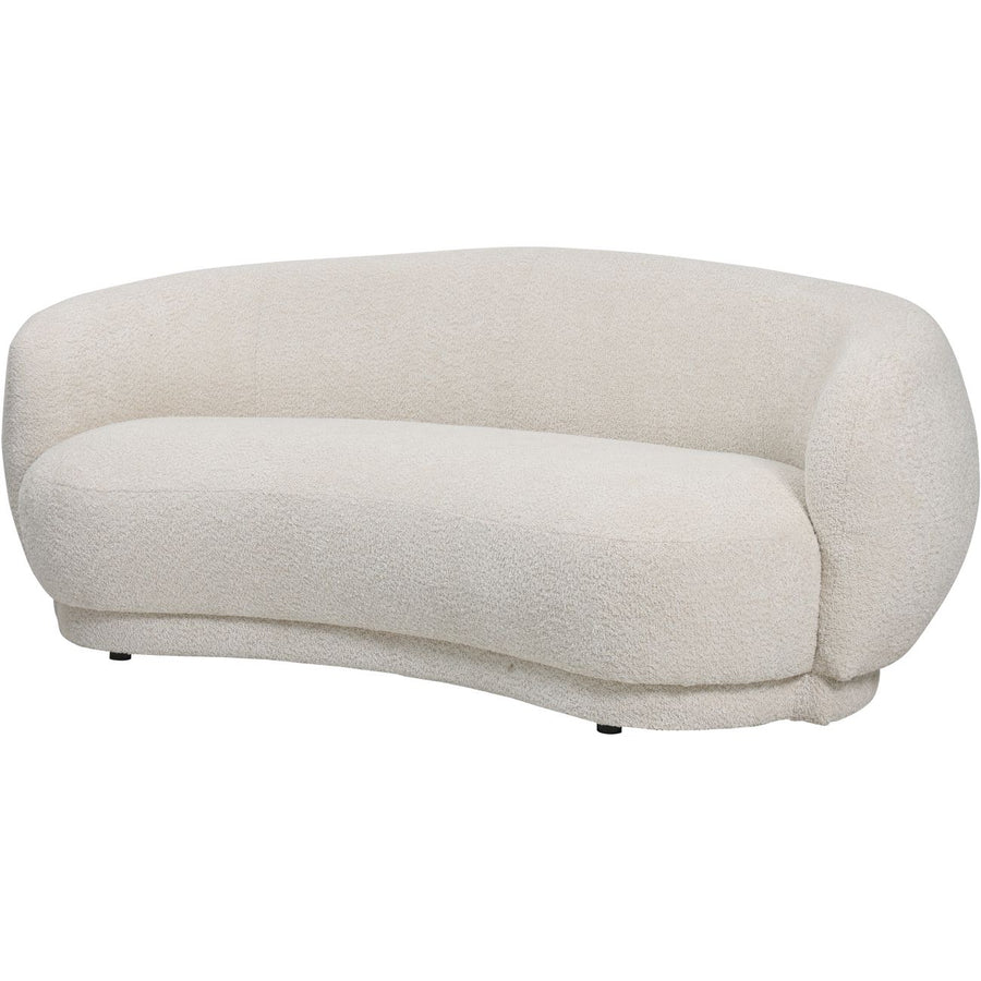 Beige sofa on a white background
