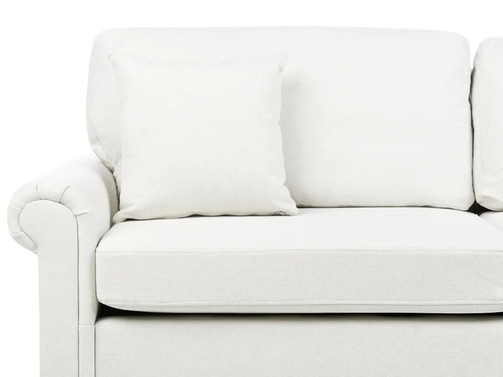 Sofa 3 Seater Fabric Off-White Laurice