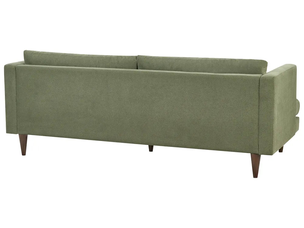 Sofa 3 Seater Fabric Green Paschall
