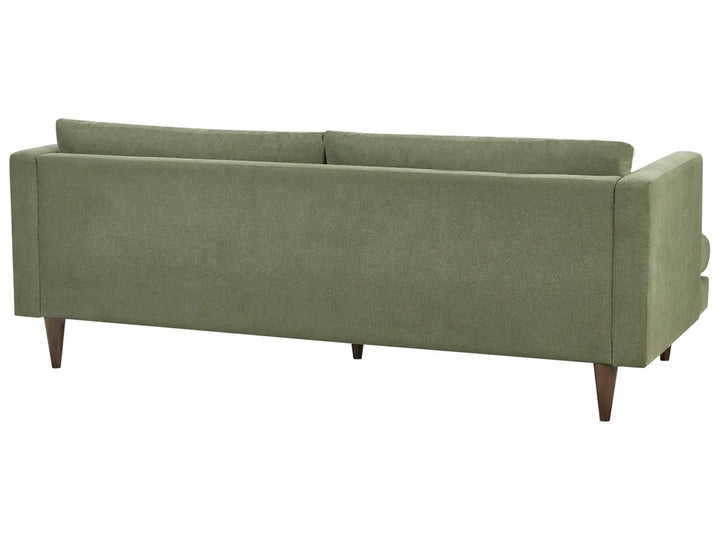Sofa 3 Seater Fabric Green Paschall
