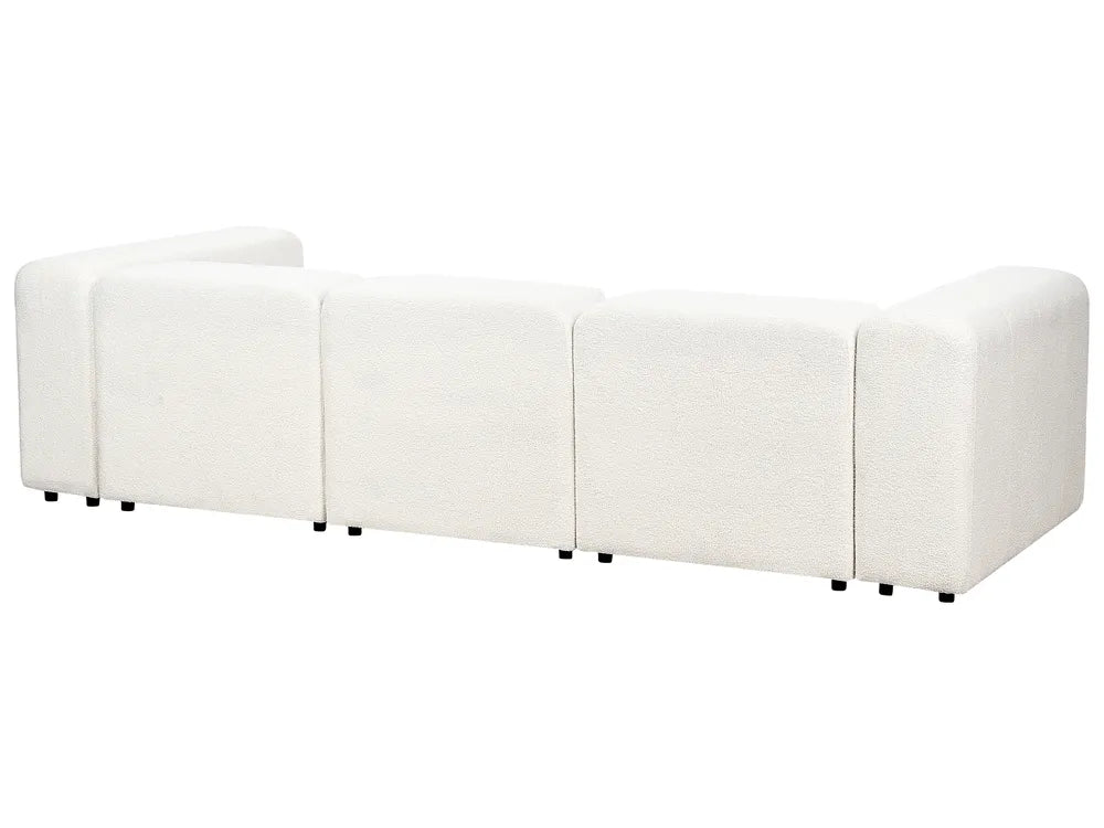 Modular Sofa 3 Seater Boucle White Azura