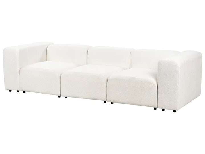 Modular Sofa 3 Seater Boucle White Azura