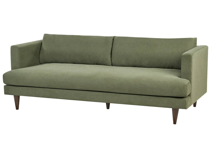 Sofa 3 Seater Fabric Green Paschall