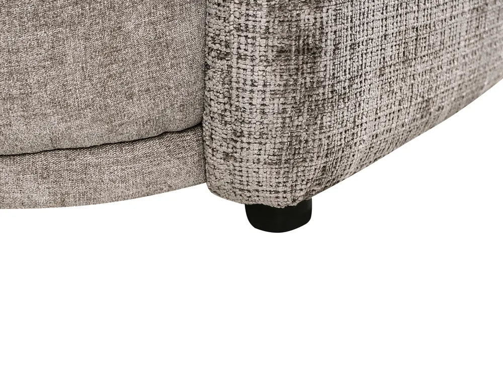 3 Seater Fabric Brown Rastus