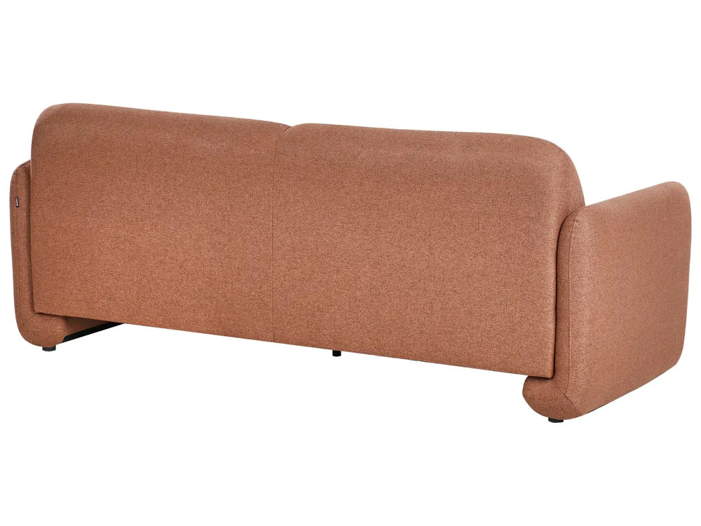 Sofa 3 Seater Fabric Golden Brown Nhat