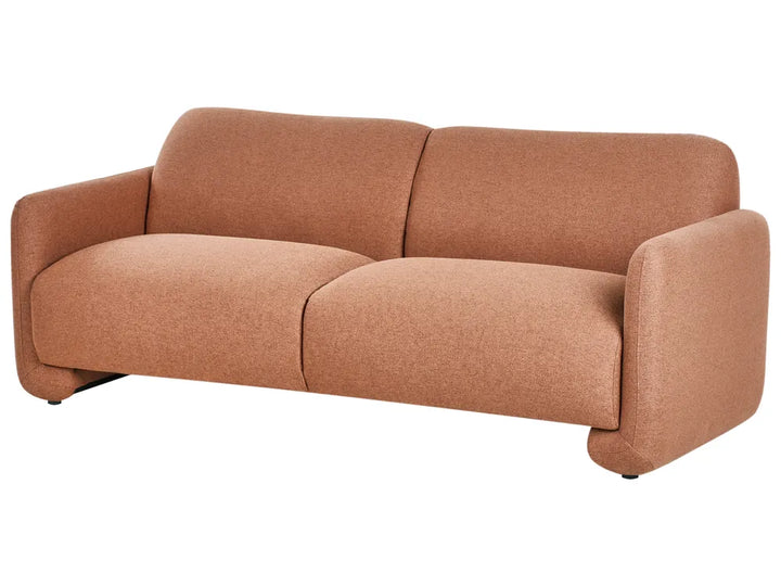 Sofa 3 Seater Fabric Golden Brown Nhat