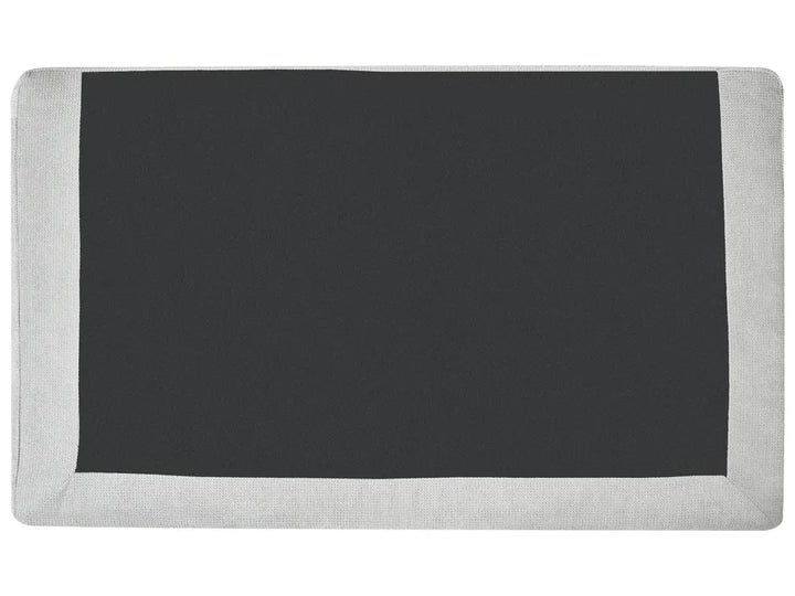 Corner Sofa 3 Seater Chenille Light Grey Left Hand Emilio