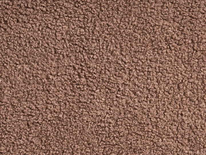 Sofa Bed 3 Seater Boucle Brown with Storage Ellie