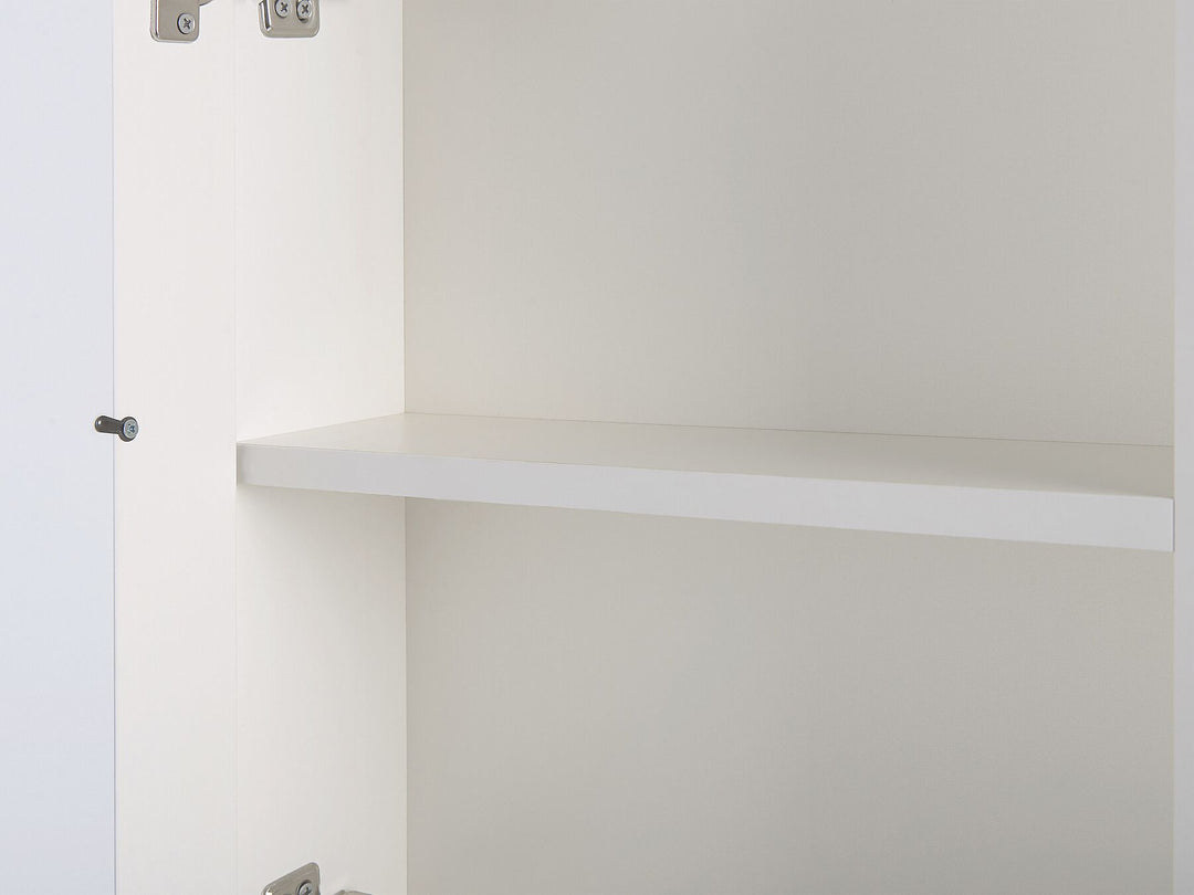 Bathroom Wall Mounted Mirror Cabinet LED 60 cm 60 cm White Mazarredo