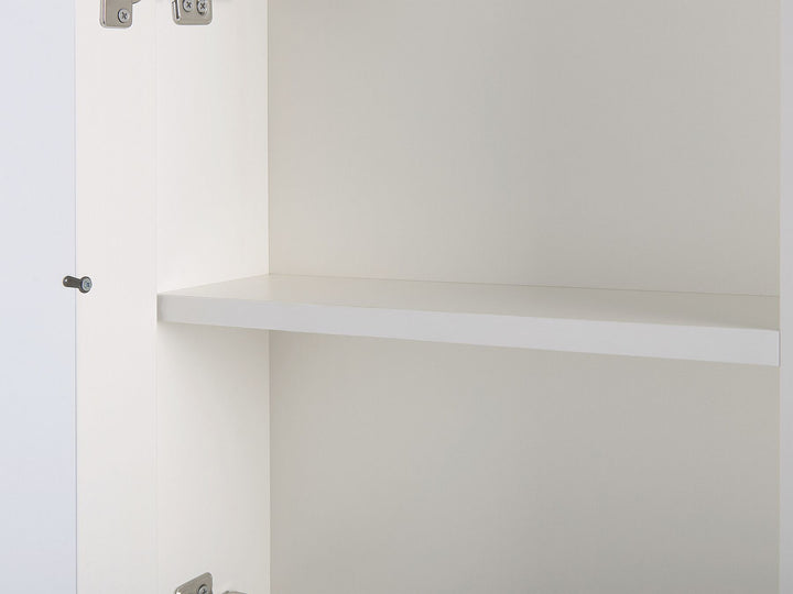 Bathroom Wall Mounted Mirror Cabinet LED 60 cm 60 cm White Mazarredo