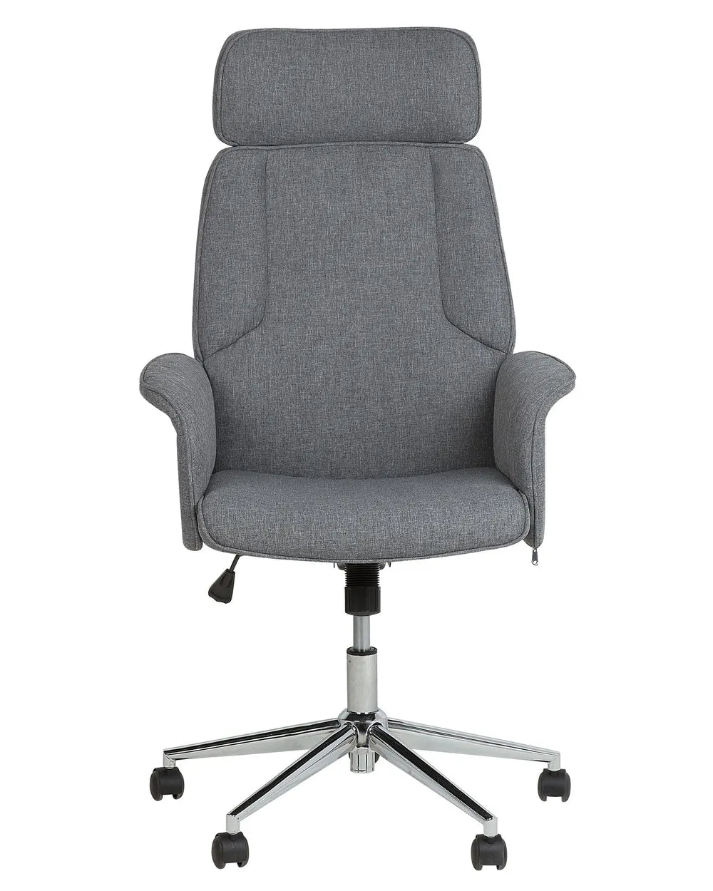 Office Chair Grey with Smooth Rolling Castors Katrein