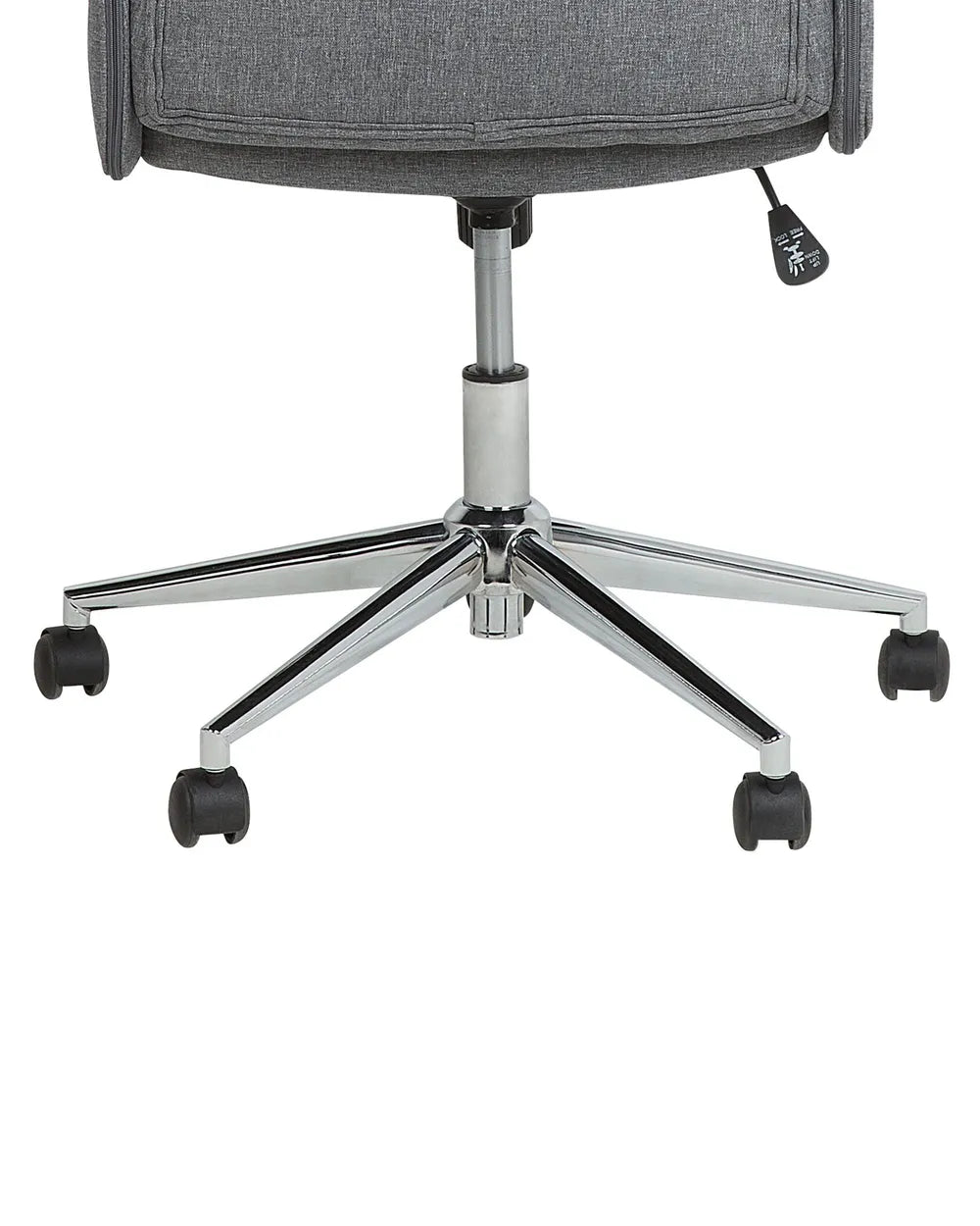 Office Chair Grey with Smooth Rolling Castors Katrein
