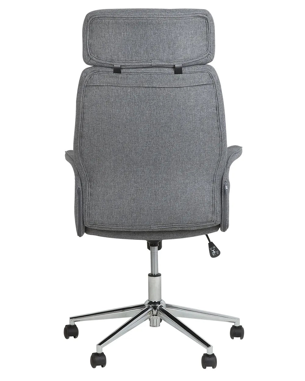 Office Chair Grey with Smooth Rolling Castors Katrein