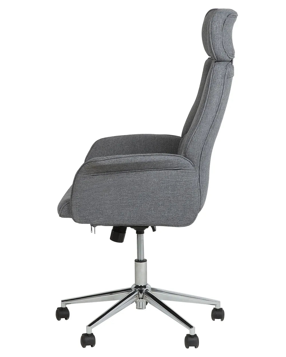 Office Chair Grey with Smooth Rolling Castors Katrein