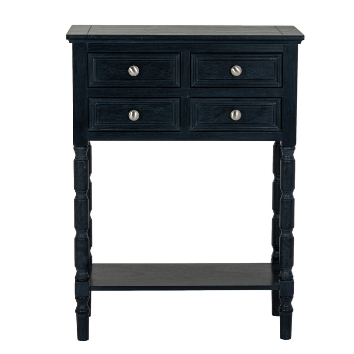 Contour Collection 4 Drawer Side Table