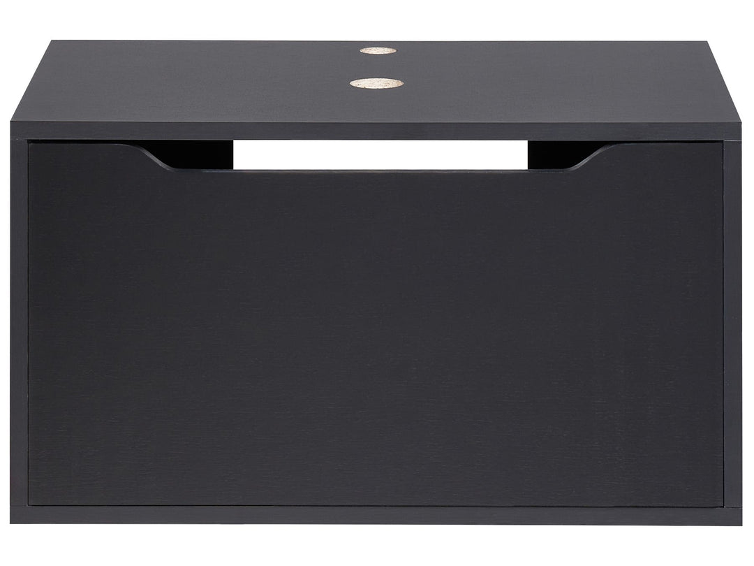 Wall Mounted Washbasin Cabinet 60 cm Black Petrolina