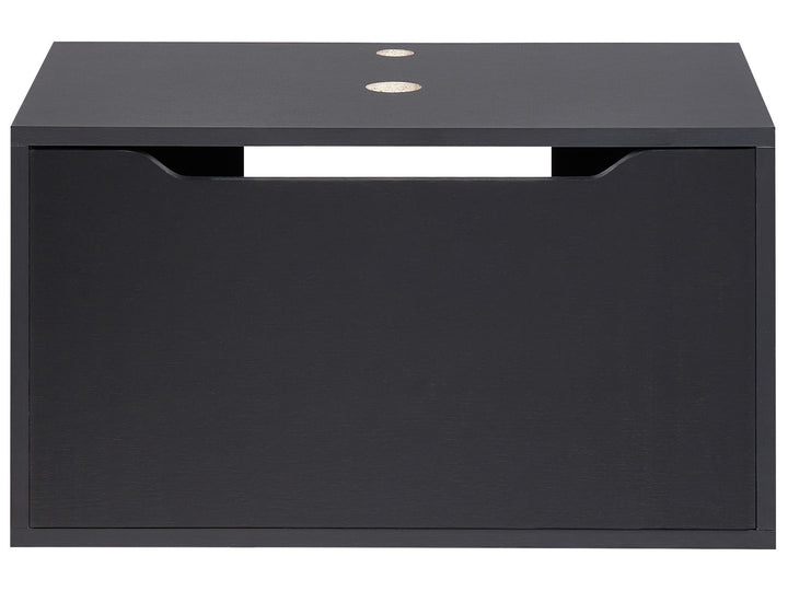 Wall Mounted Washbasin Cabinet 60 cm Black Petrolina