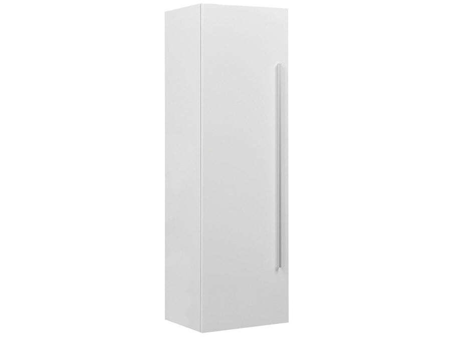White cabinet on a white background