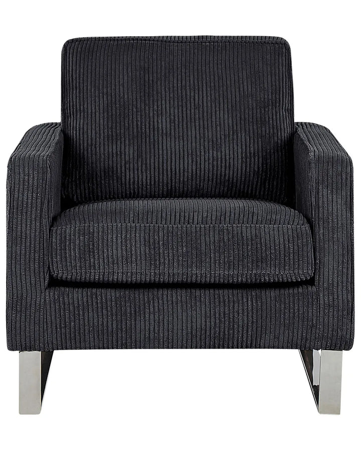 Armchair Corduroy Black Ayran