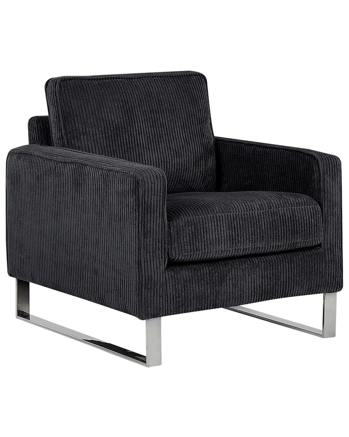 Armchair Corduroy Black Ayran