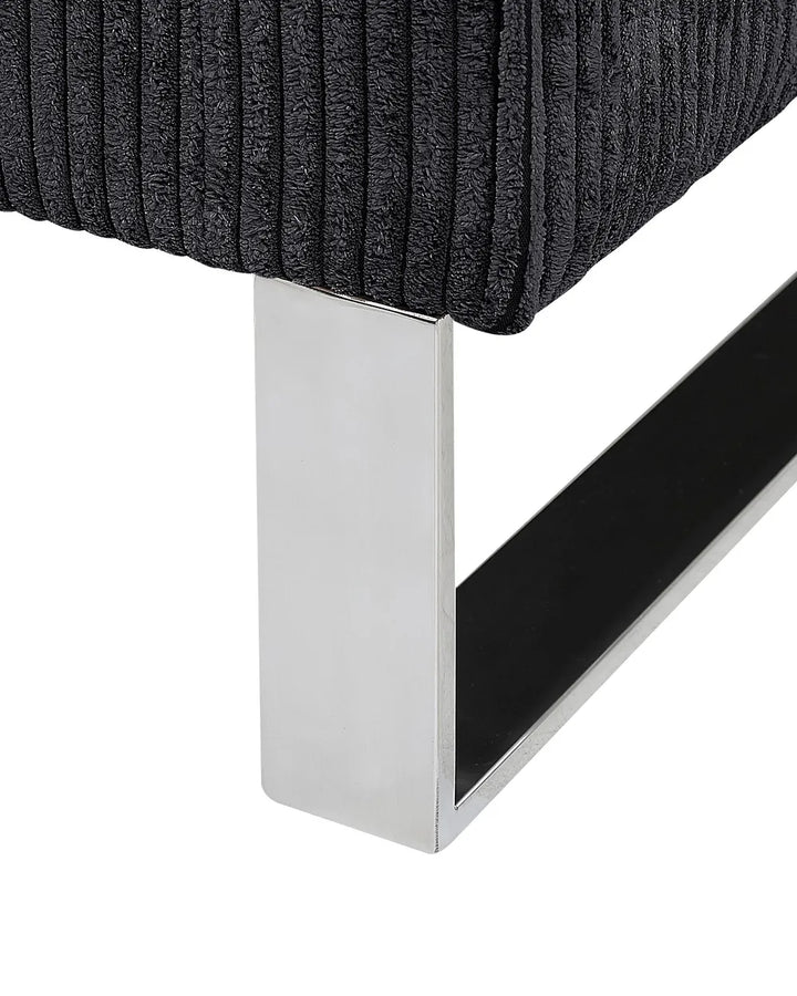 Armchair Corduroy Black Ayran